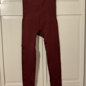 Shapermint Kids Burgundy High-Waist Leggings